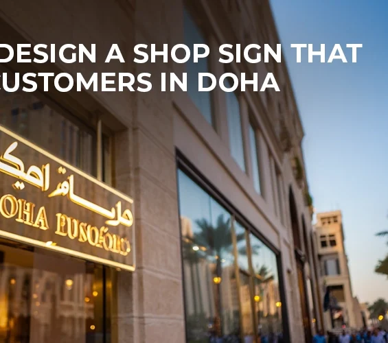How to Design a Shop Sign That Draws Customers in Doha