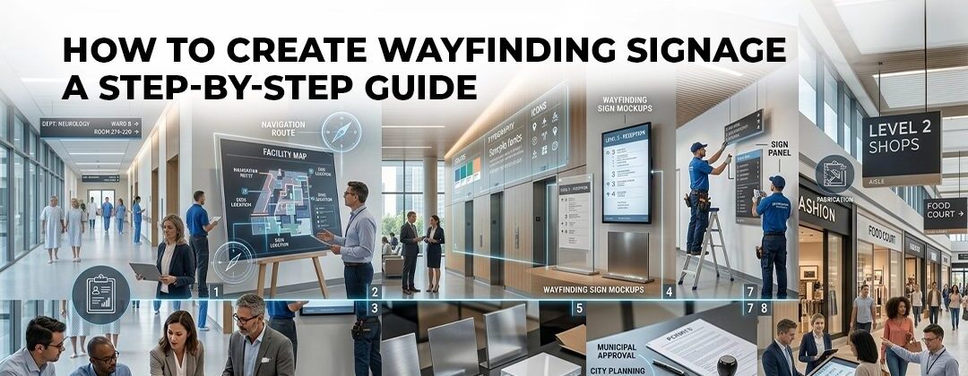 How to Create Wayfinding Signage: A Step-by-Step Guide