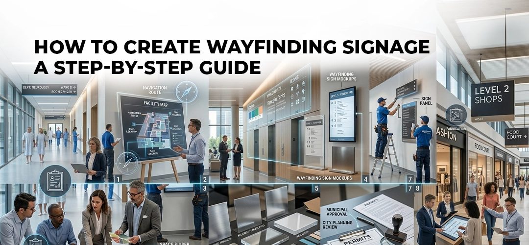 How to Create Wayfinding Signage: A Step-by-Step Guide