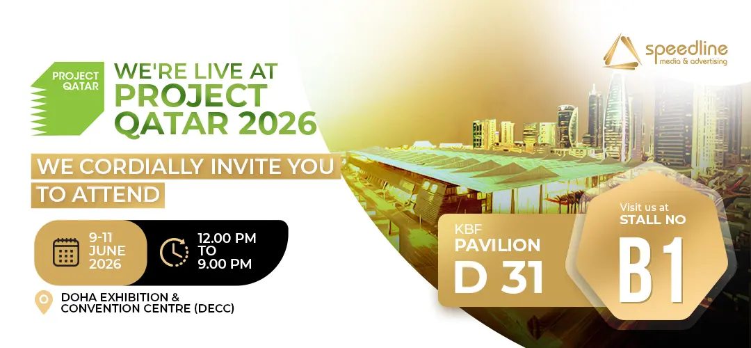 Speedline Media & Advertising is Live at Project Qatar 2026!